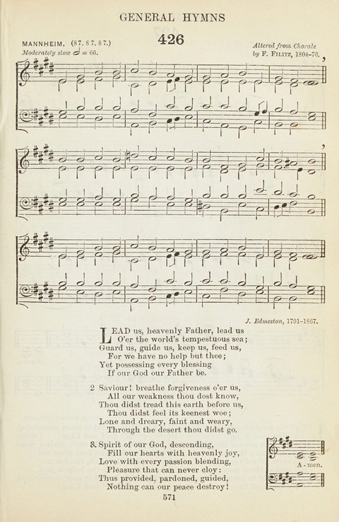 The English Hymnal: with tunes page 571