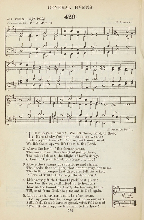 The English Hymnal: with tunes page 574