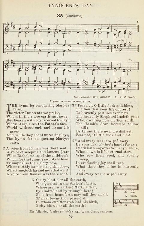 The English Hymnal: with tunes page 59