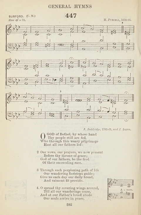 The English Hymnal: with Tunes page 592