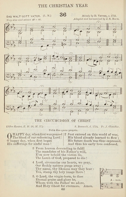 The English Hymnal: with Tunes page 60