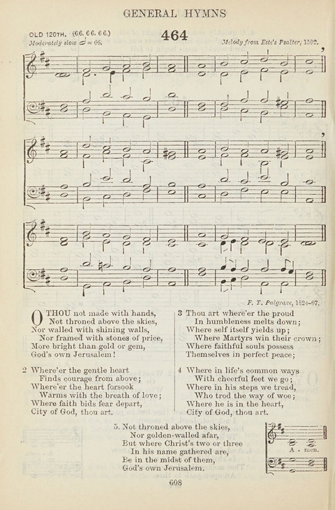 The English Hymnal: with Tunes page 608