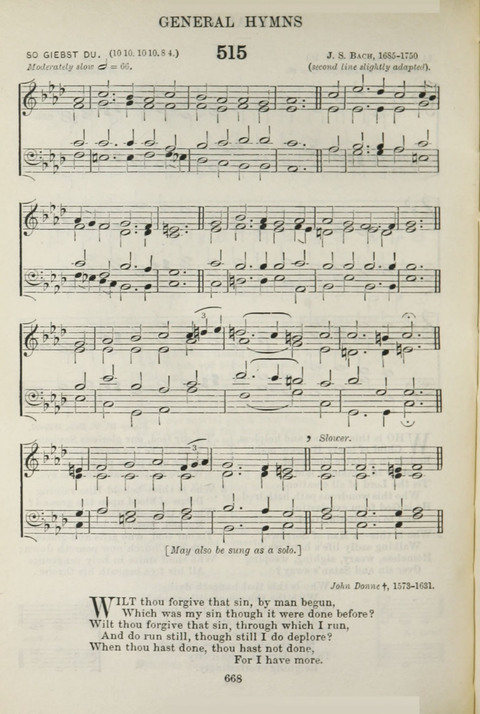 The English Hymnal: with Tunes page 610