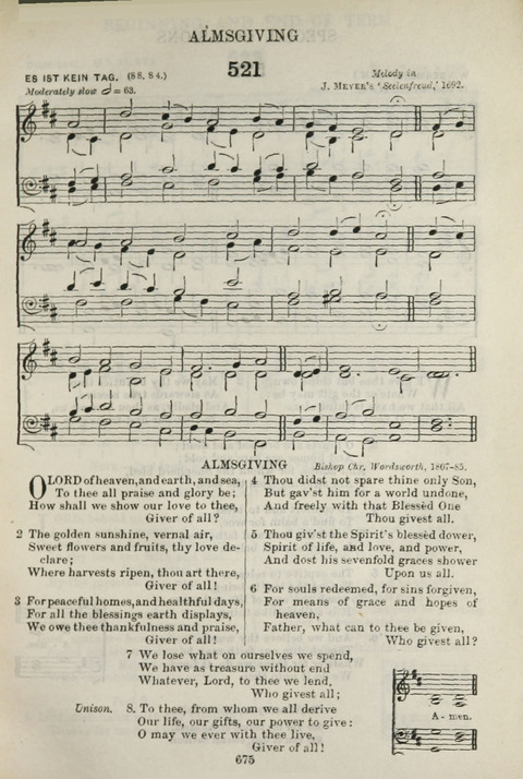 The English Hymnal: with Tunes page 617