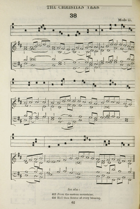 The English Hymnal: with tunes page 62