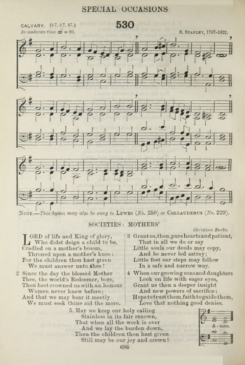 The English Hymnal: with Tunes page 626