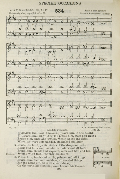 The English Hymnal: with Tunes page 628