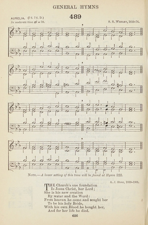 The English Hymnal: with Tunes page 636