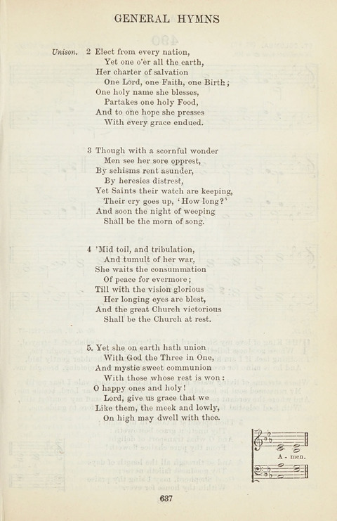 The English Hymnal: with Tunes page 637