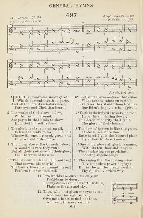 The English Hymnal: with tunes page 648