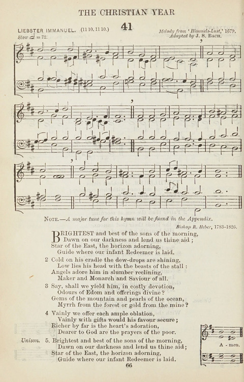 The English Hymnal: with tunes page 66