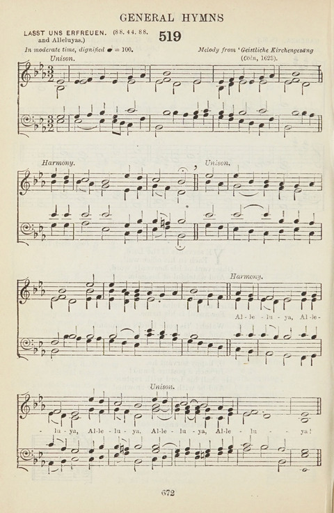 The English Hymnal: with Tunes page 672