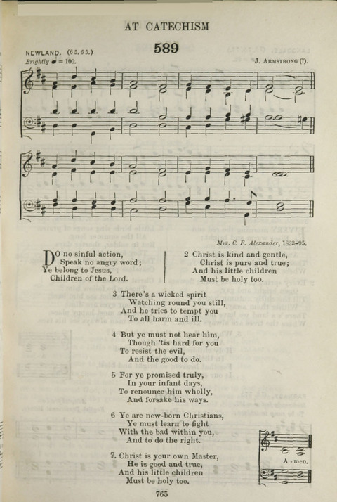 The English Hymnal: with Tunes page 699