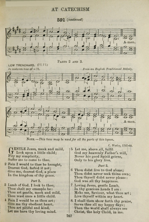 The English Hymnal: with Tunes page 701