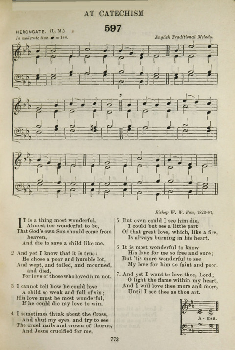 The English Hymnal: with Tunes page 707