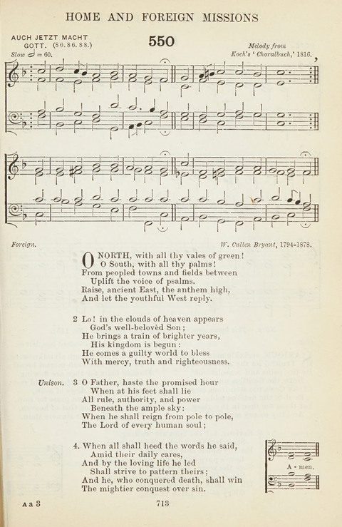 The English Hymnal: with tunes page 713