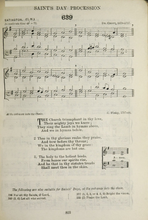 The English Hymnal: with Tunes page 755