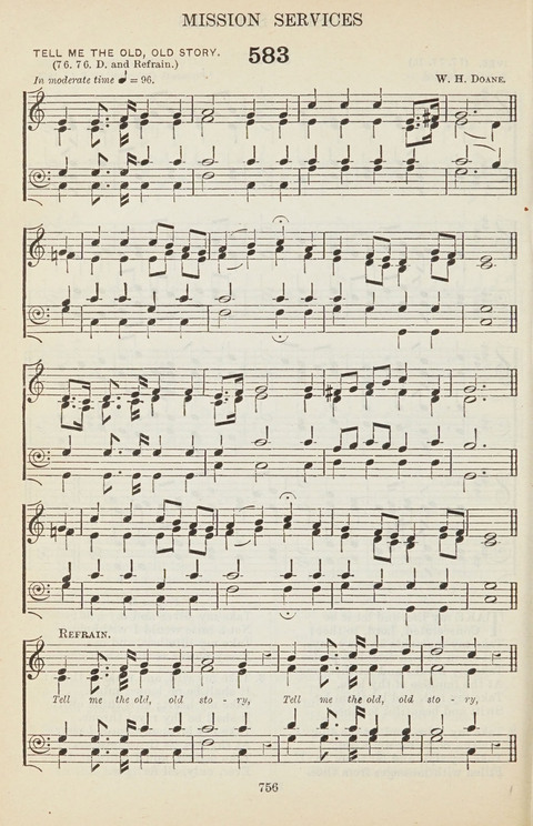 The English Hymnal: with Tunes page 756