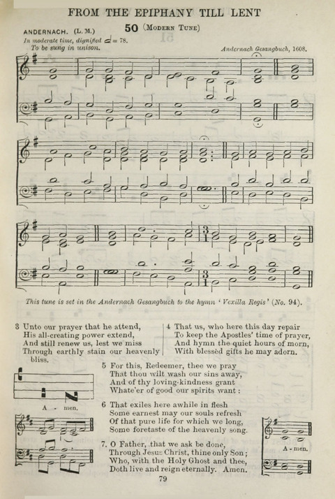 The English Hymnal: with Tunes page 79