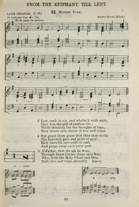 The English Hymnal: with Tunes page 81