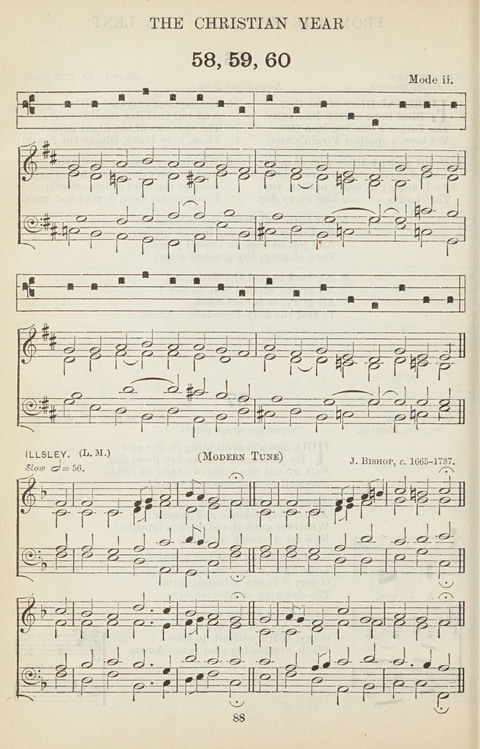 The English Hymnal: with tunes page 88