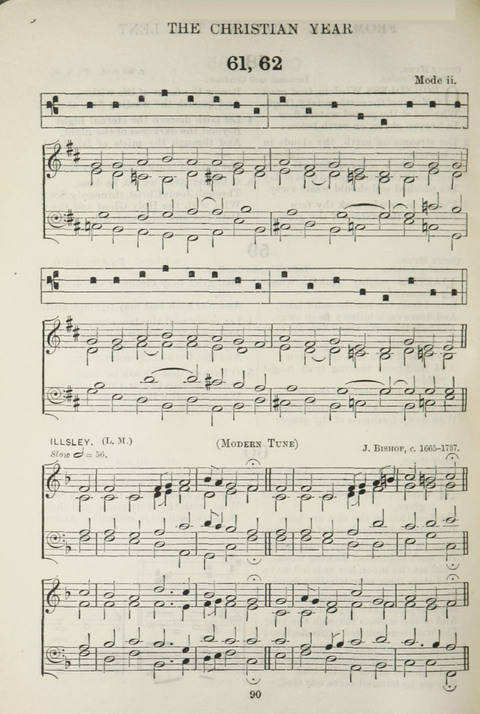 The English Hymnal: with Tunes page 90