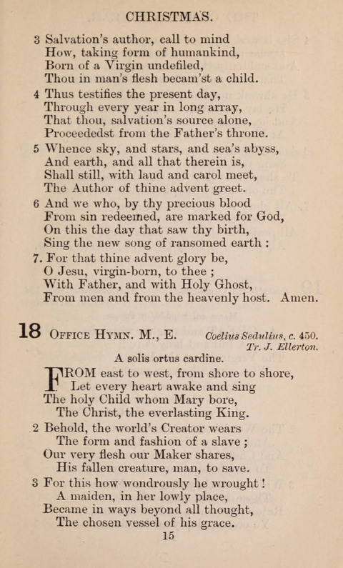 The English Hymnal page 15