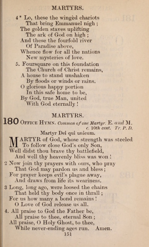 The English Hymnal page 151