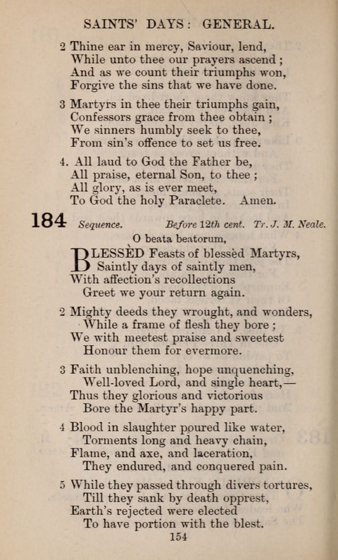 The English Hymnal page 154