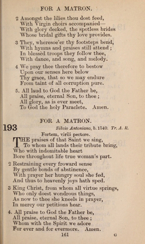 The English Hymnal page 161