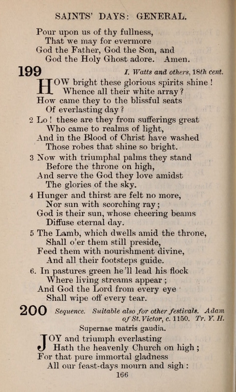 The English Hymnal page 166