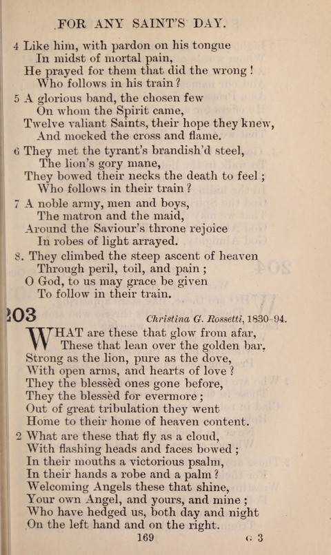 The English Hymnal page 169