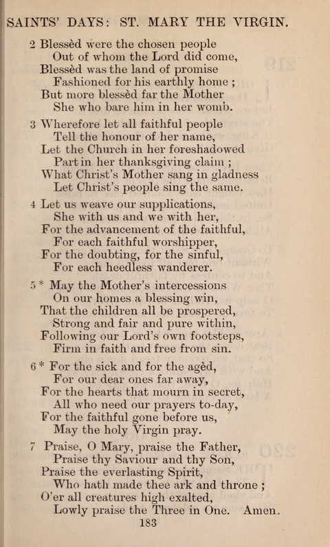 The English Hymnal page 183