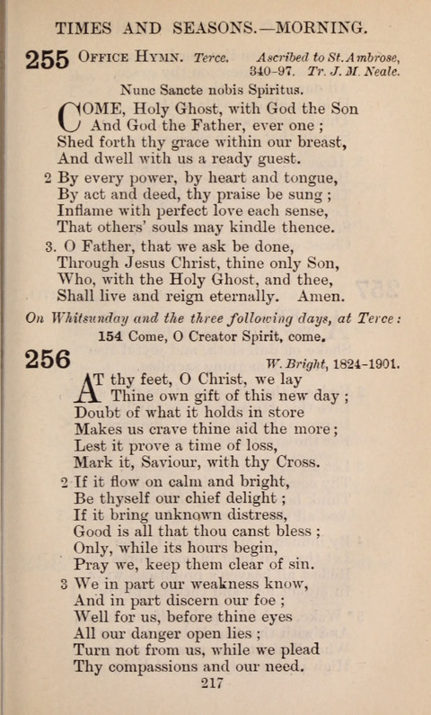 The English Hymnal page 217