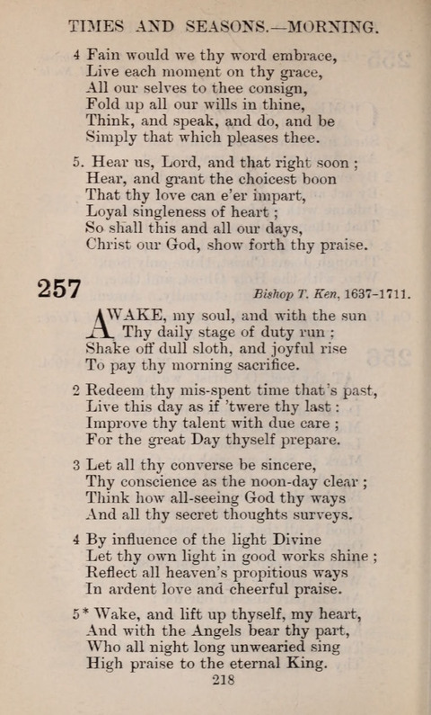 The English Hymnal page 218