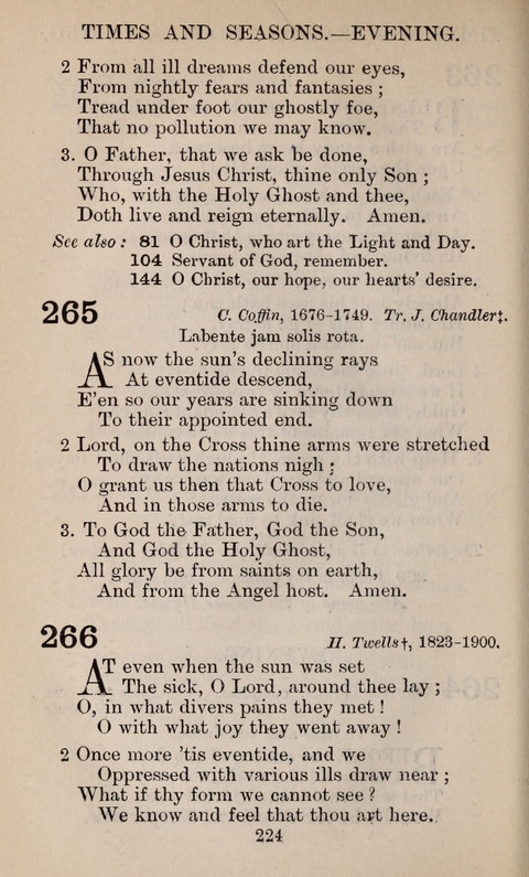 The English Hymnal page 224