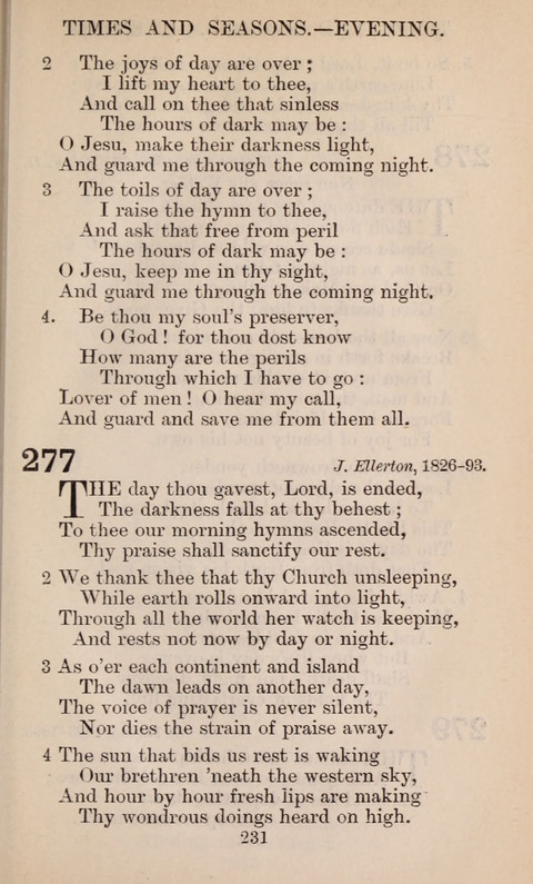 The English Hymnal page 231