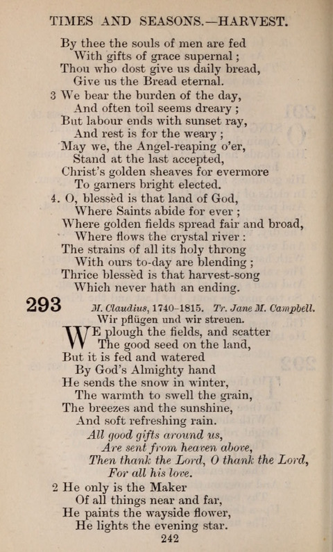 The English Hymnal page 242