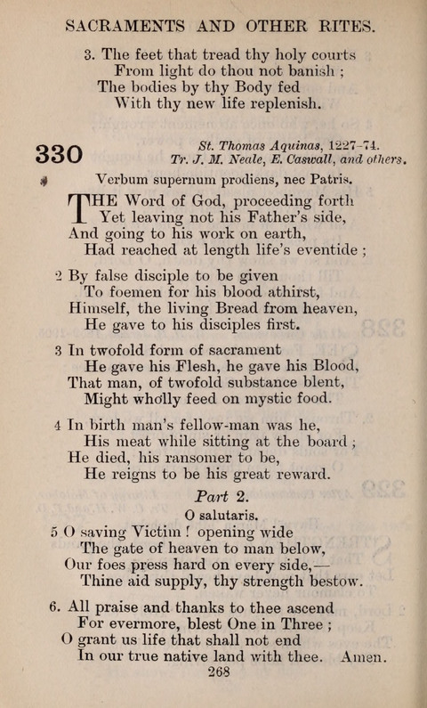 The English Hymnal page 268