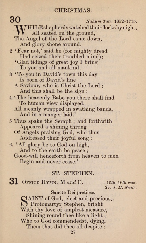 The English Hymnal page 27