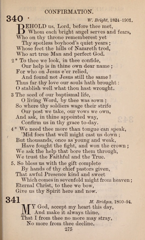 The English Hymnal page 275