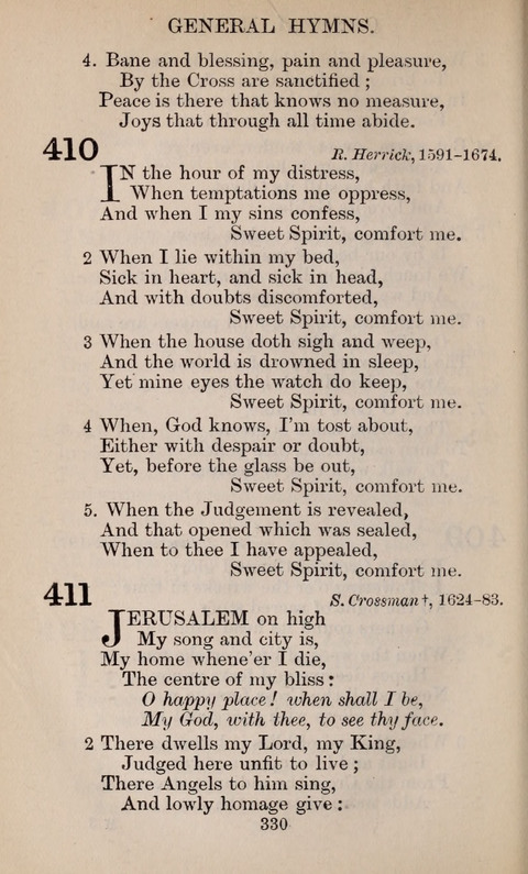 The English Hymnal page 330