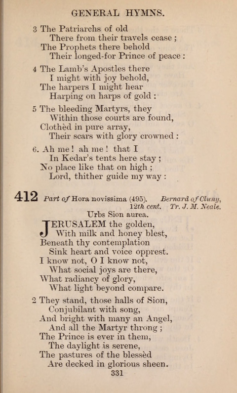 The English Hymnal page 331