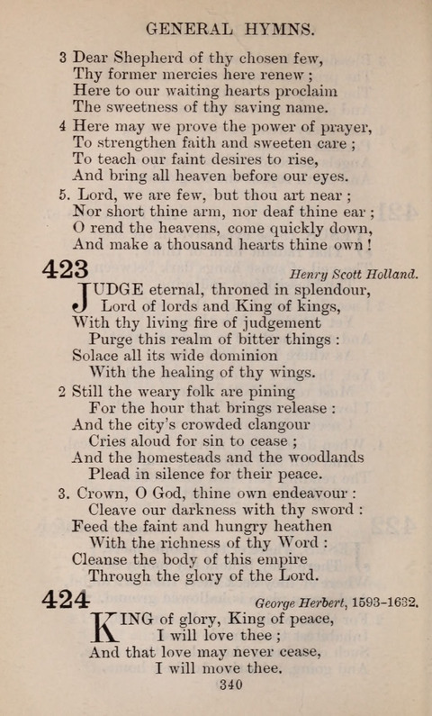 The English Hymnal page 340