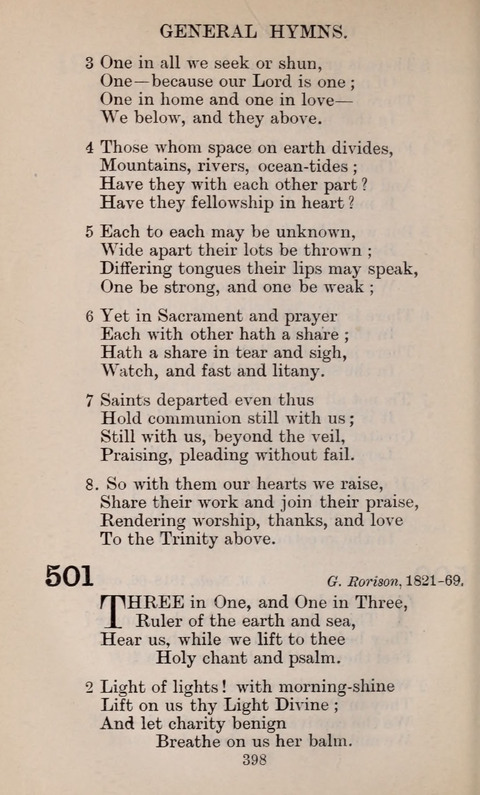 The English Hymnal page 398