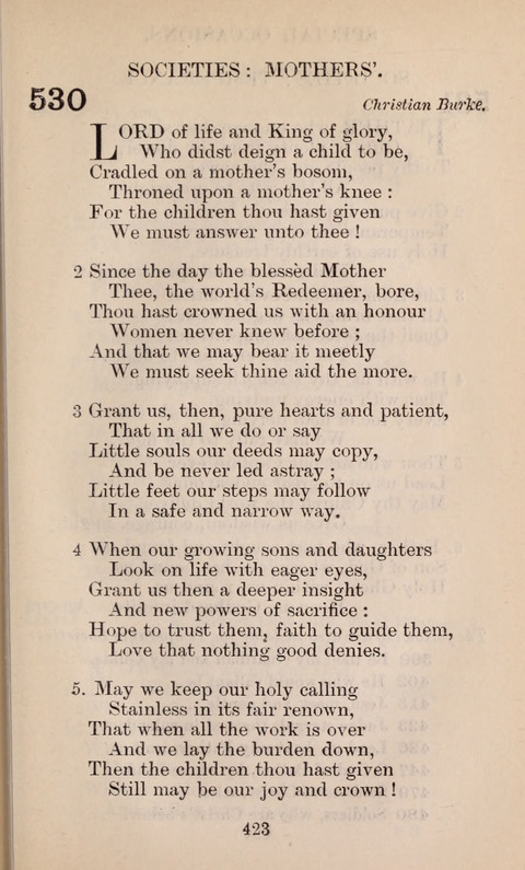 The English Hymnal page 423