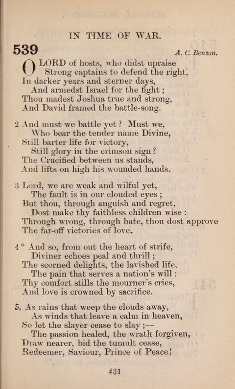 The English Hymnal page 431