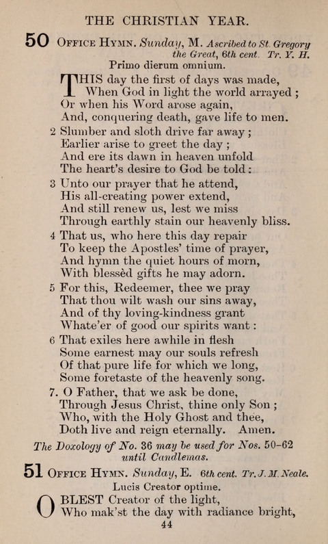 The English Hymnal page 44