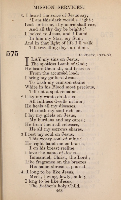 The English Hymnal page 463