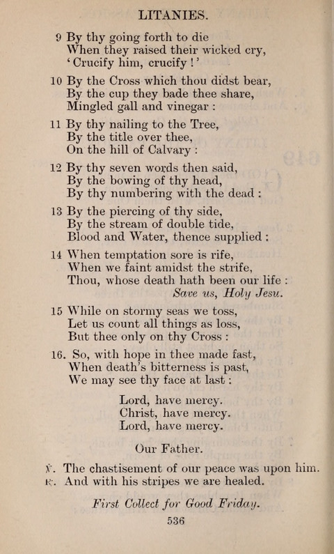 The English Hymnal page 536